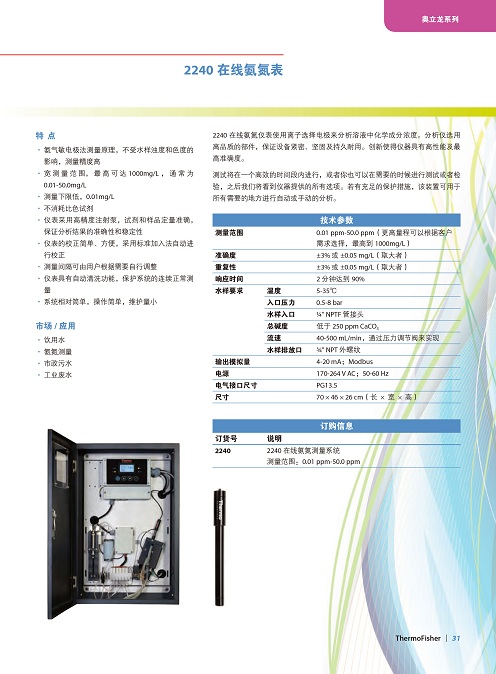 2240在線氨氮表